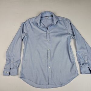 Michael Kors Slim Fit Stretch long-sleeve Light Blue dress shirt, Men's Large